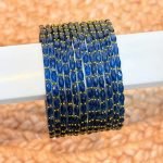 Royal Sapphire Sparkle Bangles