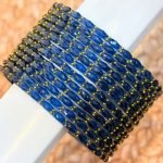 Royal Sapphire Sparkle Bangles - Image 2
