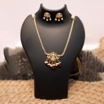 Royal Lakshmi Temple Pendant Set