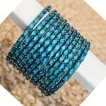 Raindrop bangle Light Sky Blue (MAT) - Image 2