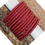Raindrop bangle Red (MAT) - Image 2
