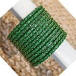 Raindrop bangle Green (MAT) - Image 2