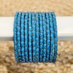 Raindrop bangle Sky Blue (MAT)