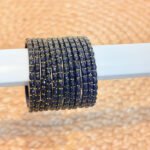 Raindrop bangle Black