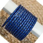Raindrop bangle Blue (MAT) - Image 2