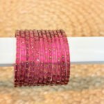 Raindrop bangle Dark Wine