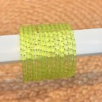 Raindrop bangle Pista Green