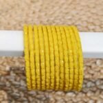 Raindrop bangle Yellow (MAT)