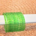 Raindrop bangle Parrot Green