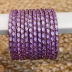 Raindrop bangle Lavender (MAT)