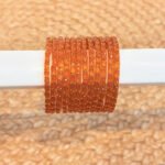 Raindrop bangle  Light Orange