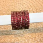 Raindrop bangle  Maroon