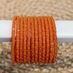 Raindrop bangle Orange (MAT)