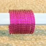 Raindrop bangle Rani Pink