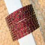 Raindrop bangle  Maroon - Image 2