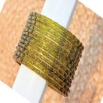 Raindrop bangle Mehndi Green - Image 2