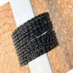 Raindrop bangle Black - Image 2