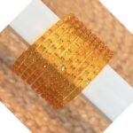 Raindrop bangle Mango Yellow - Image 2