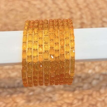 Raindrop bangle Mango Yellow